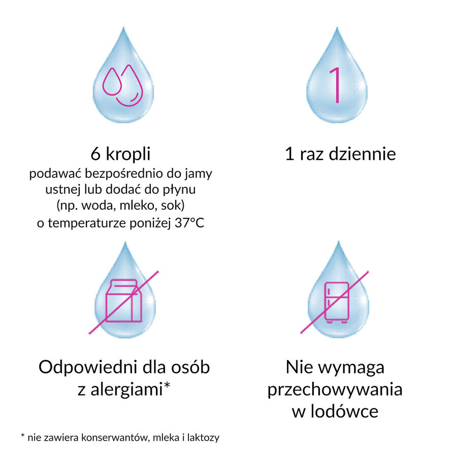 Multilac Baby Synbiotic, drops for children from 2 months, 2 x 5 ml