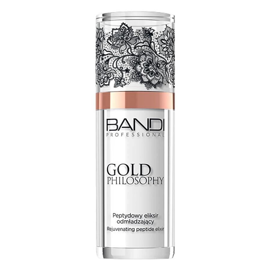 Boutique Bandi Gold Philosophy, élixir de rajeunissement aux peptides, 30 ml Bandi Gold Philosophy, élixir de rajeunissement aux peptides, 30 ml