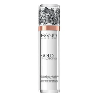 Bandi Gold Philosophy, crema rejuvenecedora con péptidos para rostro, cuello y escote, 50 ml
