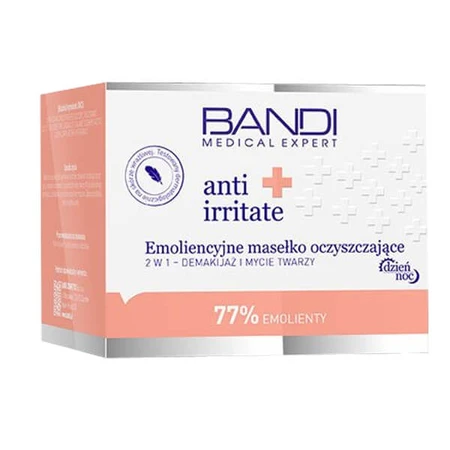Manteca limpiadora emoliente antiirritante Bandi Medical Expert, desmaquillante y limpiador facial 2 en 1, 90 ml