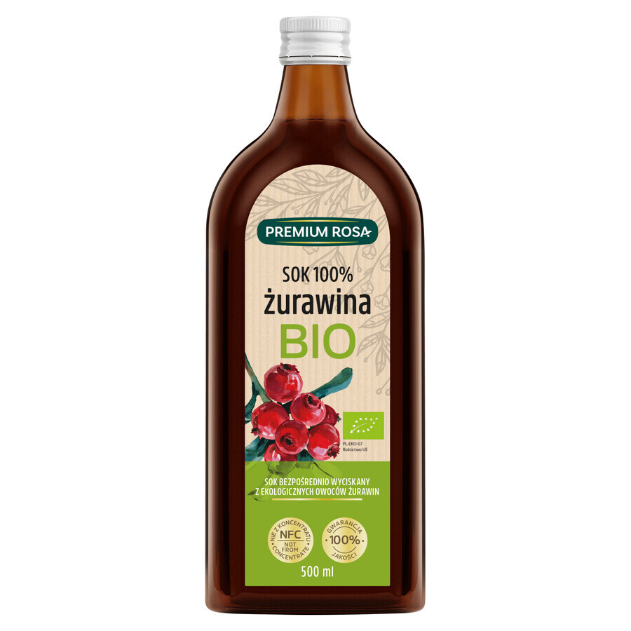 Winkel op Premium Rosa Cranberry, 100% biologisch vruchtensap, 500 ml Premium Rosa Cranberry, 100% biologisch vruchtensap, 500 ml