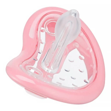 Curaprox Baby siliconen fopspeen, roze, maat 0