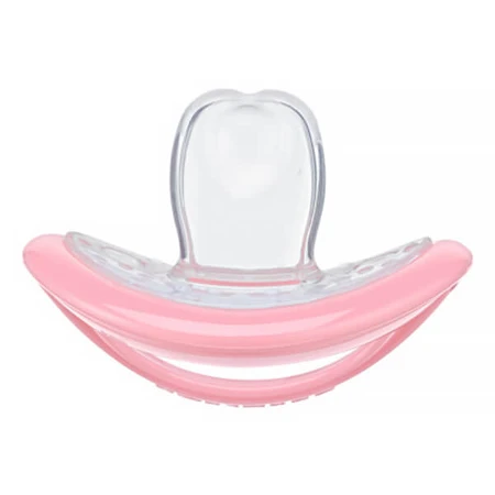 Curaprox Baby siliconen fopspeen, roze, maat 0