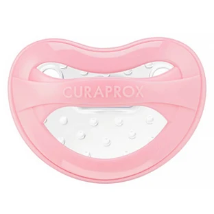 Curaprox Baby siliconen fopspeen, roze, maat 0