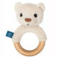 Whisbear, jouet de dentition en bois, ours blanc, apr&#232;s 3 mois, 1 pi&#232;ce