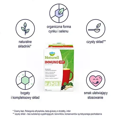 Naturell Immuno Hot, 10 Portionsbeutel