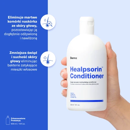 Healpsorin, regenerador para el cabello, 500 ml