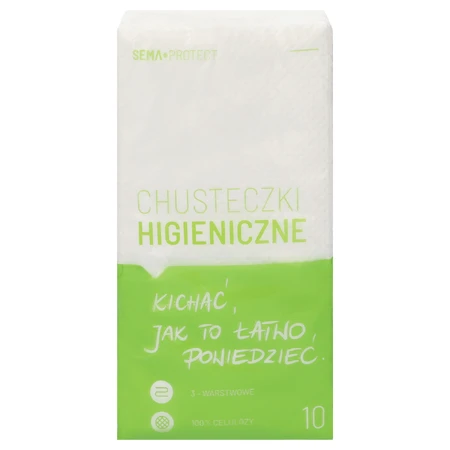 SEMA Protect, 3-lagiges Tissue, 10 x 10 Stück.