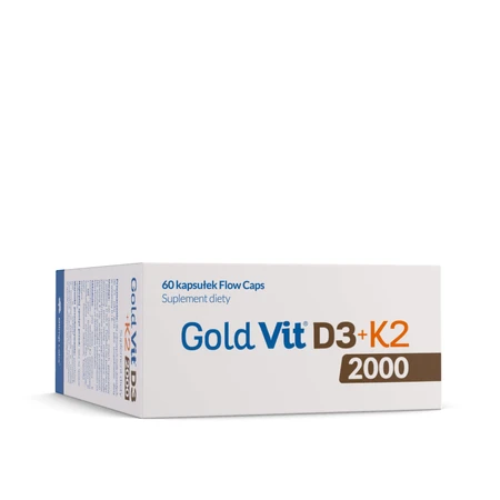 Olimp Gold-Vit D3 + K2, Vitamin D 2000 IU + Vitamin K 50 µg, 60 Kapseln