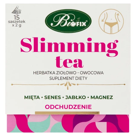 Bi Fix, Té adelgazante, té de hierbas y frutas, 15 sobres