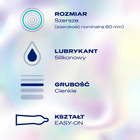 Durex Invisible XL, extradünne, erweiterte Kondome, 3 Stück