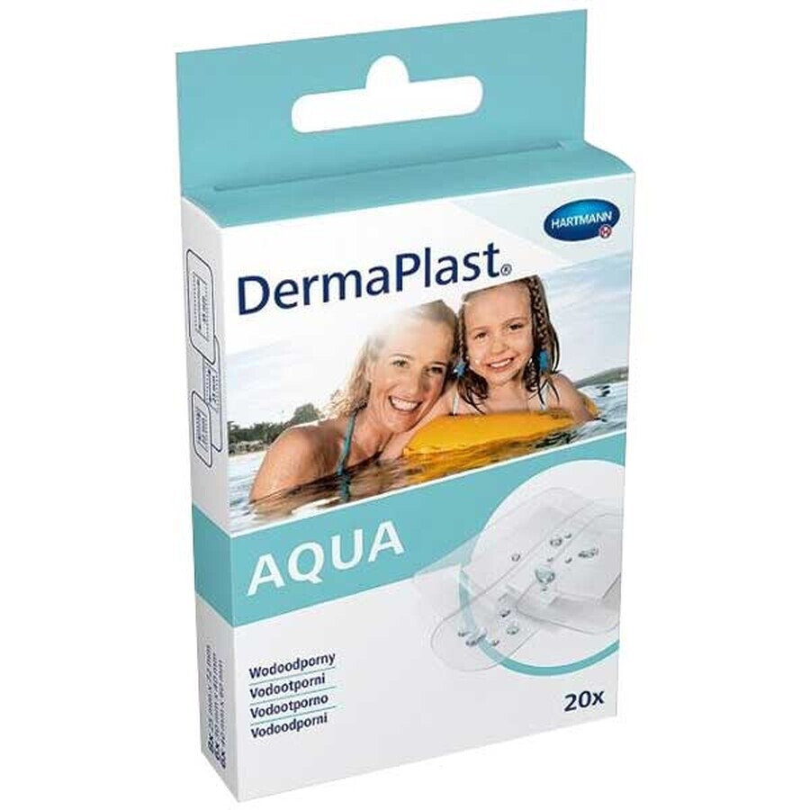 Boutique DermaPlast Aqua, pansements imperméables, 3 tailles, 20 pièces DermaPlast Aqua, pansements imperméables, 3 tailles, 20 pièces