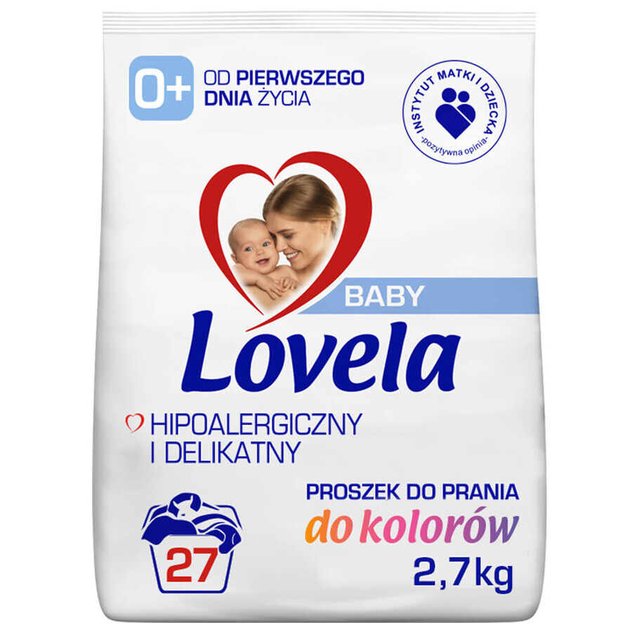 Cumpără Lovela Baby, pudră pentru spălarea hainelor pentru copii, hipoalergenică, culoare, de la naștere, 2.7 kg Lovela Baby, pudră pentru spălarea hainelor pentru copii, hipoalergenică, culoare, de la naștere, 2.7 kg
