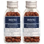 Phyto Phytophanere set, haar- en nagelversterkende capsules, 2 x 120 capsules