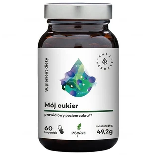 Aura Herbals Moje Cukier, 60 cápsulas veganas
