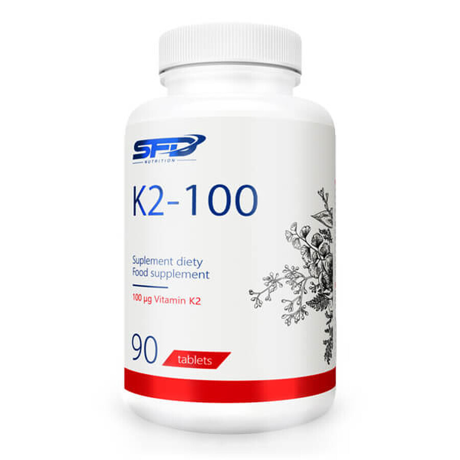 Buy SFD K2-100, vitamin K 100 µg, 90 tablets SFD K2-100, vitamin K 100 µg, 90 tablets