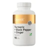 OstroVit Kurkuma + Zwarte Peper + Gember, 90 tabletten