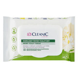 Cleanic, moistened toilet paper, lactic acid and chamomile extract, 40 pieces