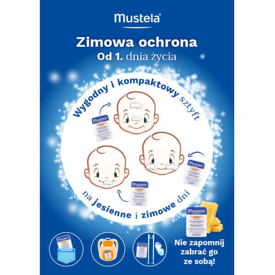 Mustela Bebe Enfant, protective stick with Cold Cream, from birth, 9.2 g