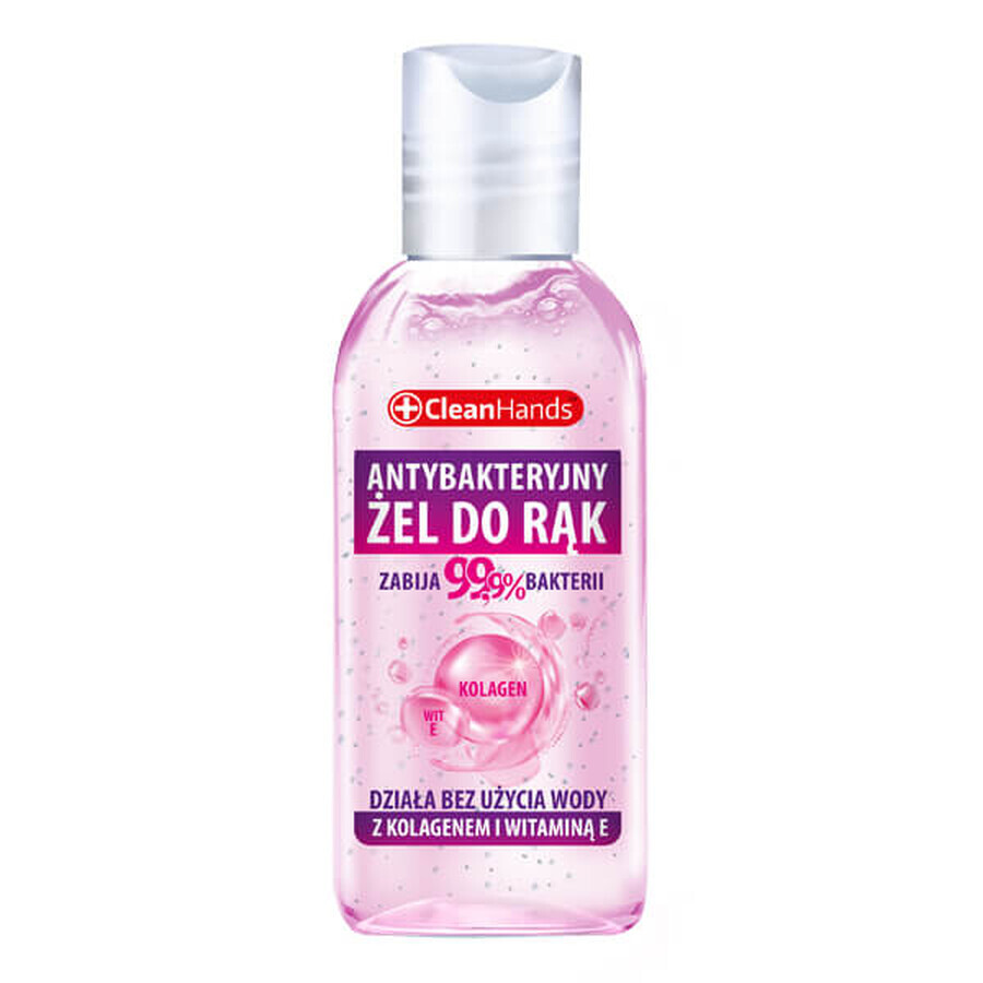Comprar CleanHands, gel antibacteriano con colágeno y vitamina E, 50 ml CleanHands, gel antibacteriano con colágeno y vitamina E, 50 ml