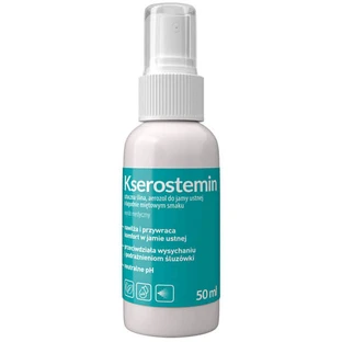 Xerostemin, salive artificielle, spray oral, légèrement aromatisé à la menthe, 50 ml