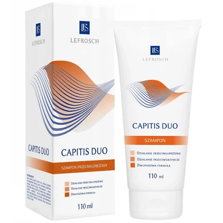 Lefrosch Capitis Duo, Anti-Schuppen- und Anti-Pilz-Shampoo, 110 ml