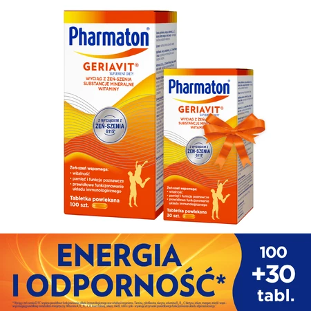 Pharmaton Set mit Ginseng Extrakt, 100 + 30 Tabletten, Sanofi