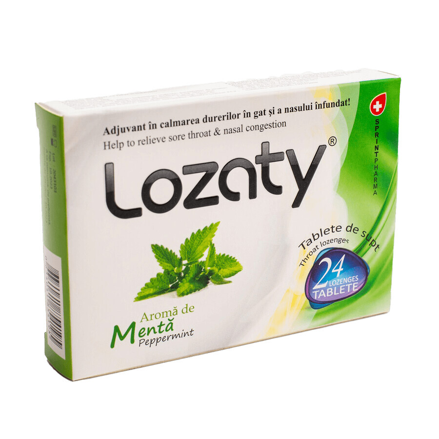 Buy Lozaty mint, 24 tablets, Meksmar Lozaty mint, 24 tablets, Meksmar