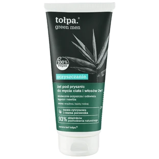 Tolpa Green Men 2-in-1 Cleansing Shower Gel for Body and Hair 200 ml