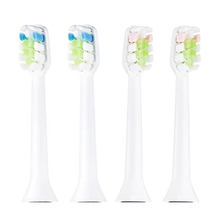 Vitammy Symphony sonic toothbrush tips, white, 4 pieces