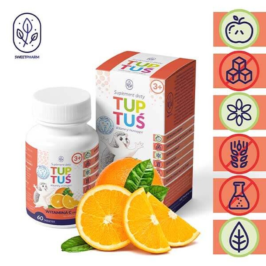 Tuptuś Vitamina C 250 mg Per l'immunità, 60 compresse