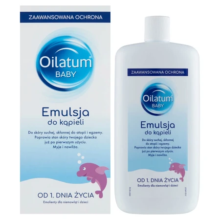 Oilatum Baby Advanced Protection, Badeemulsion ab dem 1. Lebenstag, 500 ml