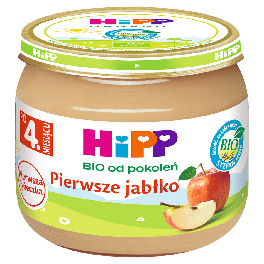 Boutique HiPP Fruit Bio Premières pommes, après 4 mois, 80 g HiPP Fruit Bio Premières pommes, après 4 mois, 80 g