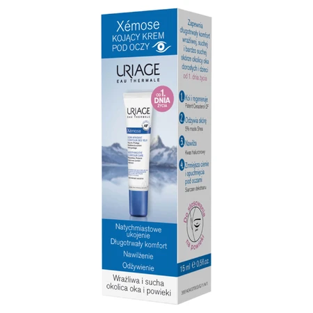 Uriage Xemose, crema calmante para el contorno de ojos, 15 ml