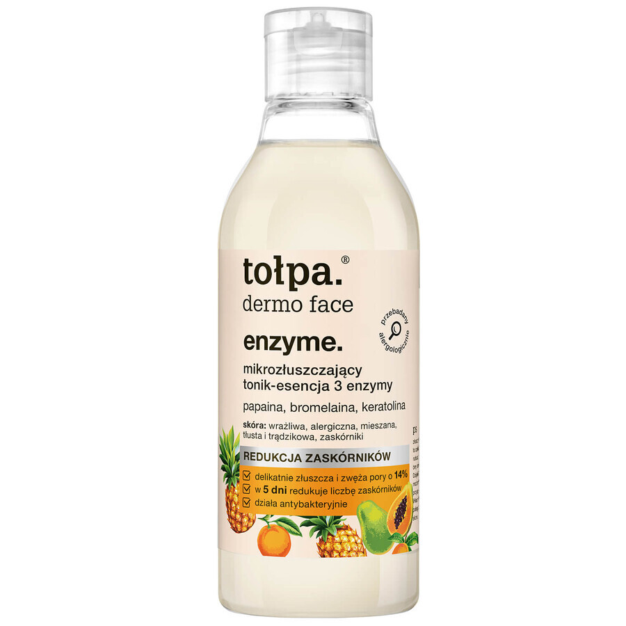 Buy Tolpa Dermo Face Sebio, micro-exfoliant tonic-essence 3 enzymes, 200 ml Tolpa Dermo Face Sebio, micro-exfoliant tonic-essence 3 enzymes, 200 ml