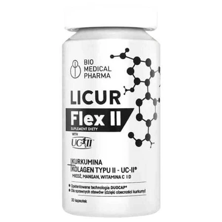 Licur Flex II, 30 cápsulas duras