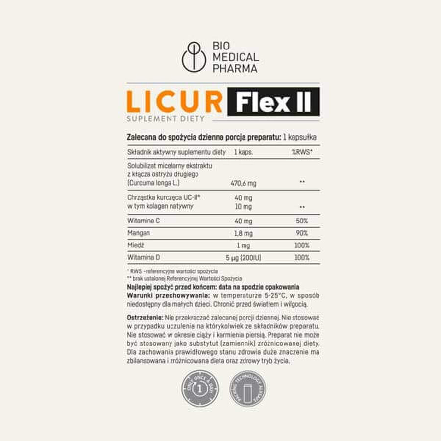 Licur Flex II, 30 gélules