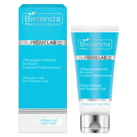 Bielenda Professional SupremeLAB Hydra-Hyal2, mascarilla facial lifting con ácido hialurónico, 70 ml