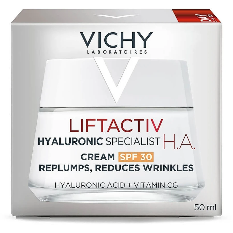 Vichy Liftactiv Hyaluronic Specialist H.A., Anti-Rimpel en Verstevigende Crème, SPF 30, 50 ml