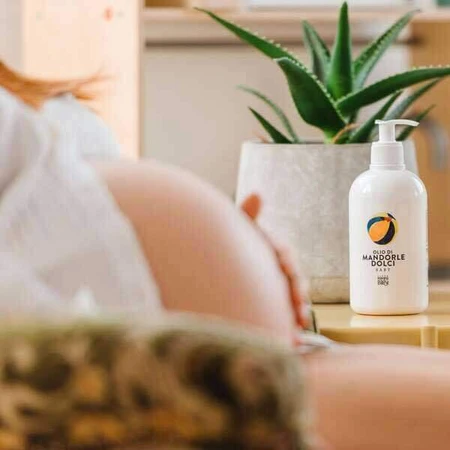 Linea MammaBaby Baby Guendalina, aceite corporal de almendras, 500 ml