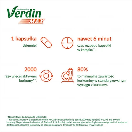 Verdin Max, 15 capsules molles