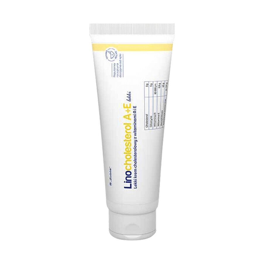 Linocholesterin A+E light, Cholesterincreme mit den Vitaminen A und E, 80 g Linocholesterin A+E light, Cholesterincreme mit den Vitaminen A und E, 80 g