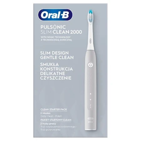 Oral-B Pulsonic Slim Clean 2000 Blanco, cepillo eléctrico sónico