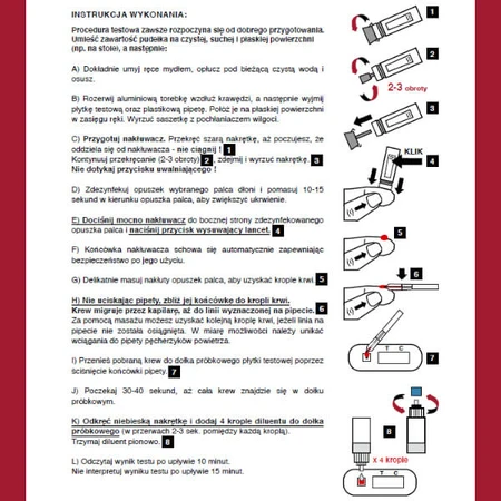 LabHome Ferri-Check, Bluttest zum Nachweis von Eisenmangel, Diagnose von Anämie, 1 Stück