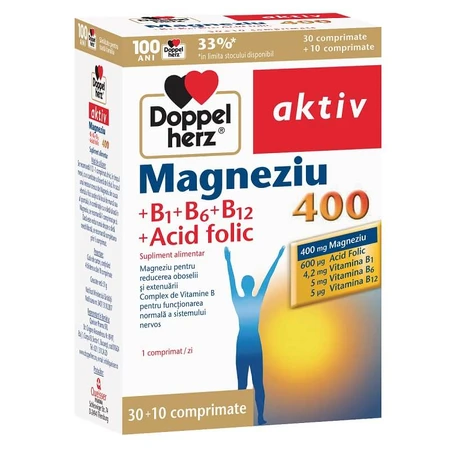 Magnesium 400 30+ 10 Tabletten, Doppelherz