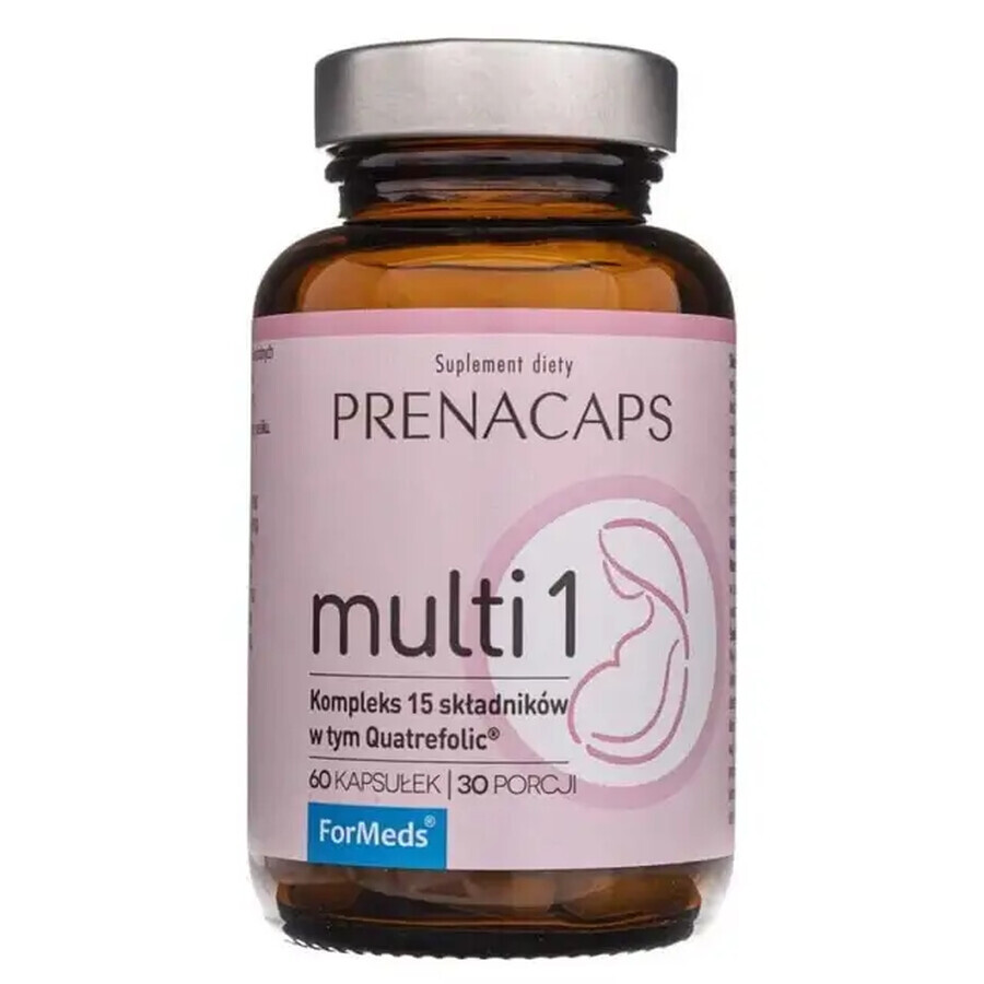 ForMeds Kit Prenacaps Multi 1, 60 Kapseln + DHA, 60 Kapseln