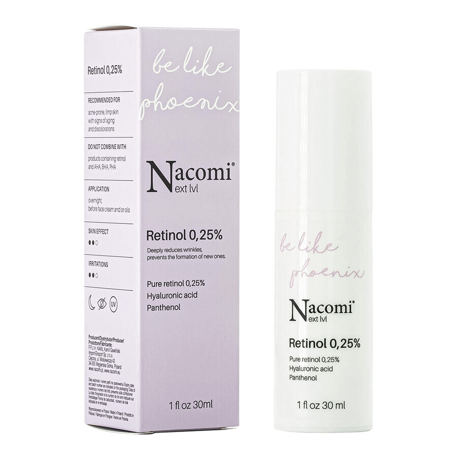 Shop Nacomi Next Level, Serum mit Retinol 0,25%, 30 ml Nacomi Next Level, Serum mit Retinol 0,25%, 30 ml