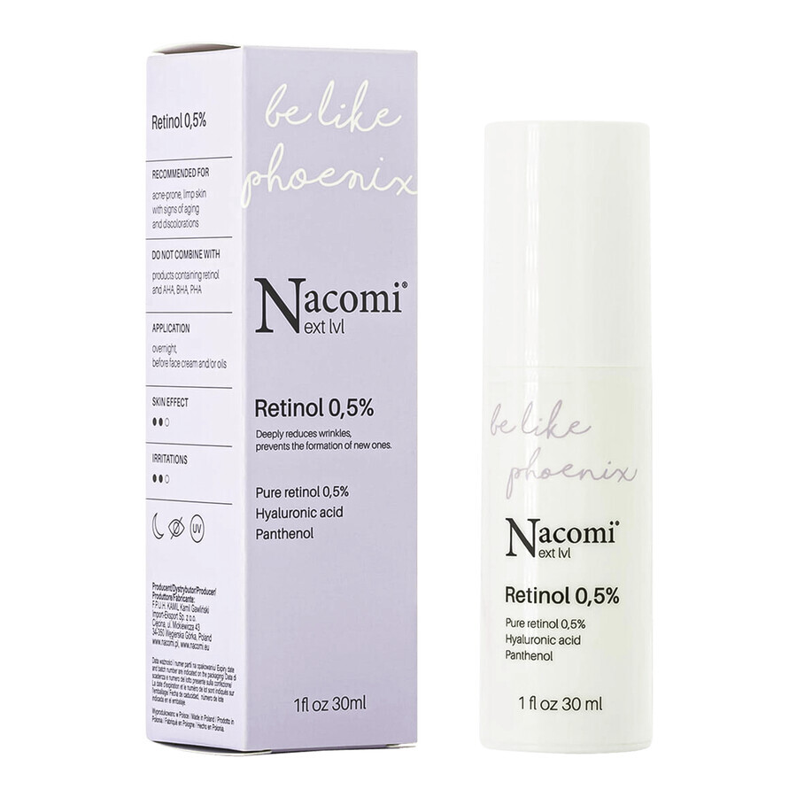 Buy Nacomi Next Level, 0.5% retinol serum, for night, 30 ml Nacomi Next Level, 0.5% retinol serum, for night, 30 ml