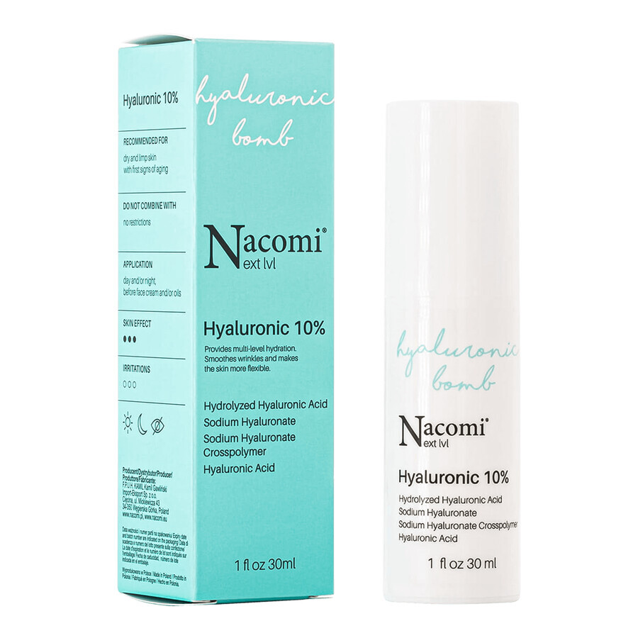 Buy Nacomi Next Level, serum with hyaluronic acid 10%, 30 ml Nacomi Next Level, serum with hyaluronic acid 10%, 30 ml