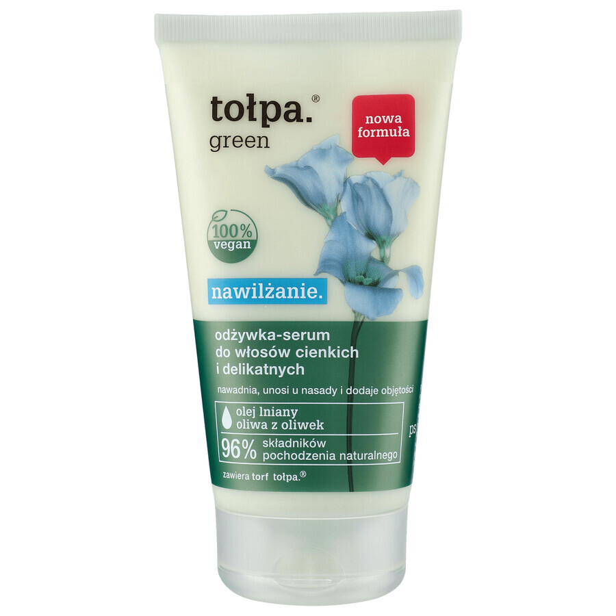 Tołpa Green Hidratante, suero acondicionador para cabello fino y delicado, 150 ml
